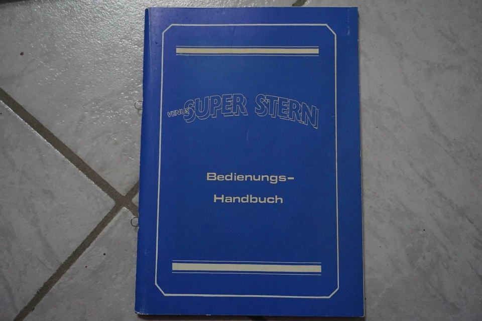Merkur VENUS - SUPER STERN -  Anleitung ADP Geldspielgerät Spielautomat - Bild 1 von 1