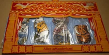 Alice in Wonderland Finger Puppet Theatre Vintage