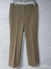 Talbots Barely Boot Boot Cut Dress Pants 14P Brown NWT