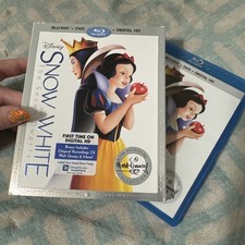 Snow White and the Seven Dwarfs Blu-ray, 2016, Signature Collection W SLIP VG
