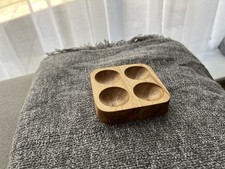 Wooden Egg Holder Counter Top Rustic Unique Gift Egg Tray Egg Container Rack for