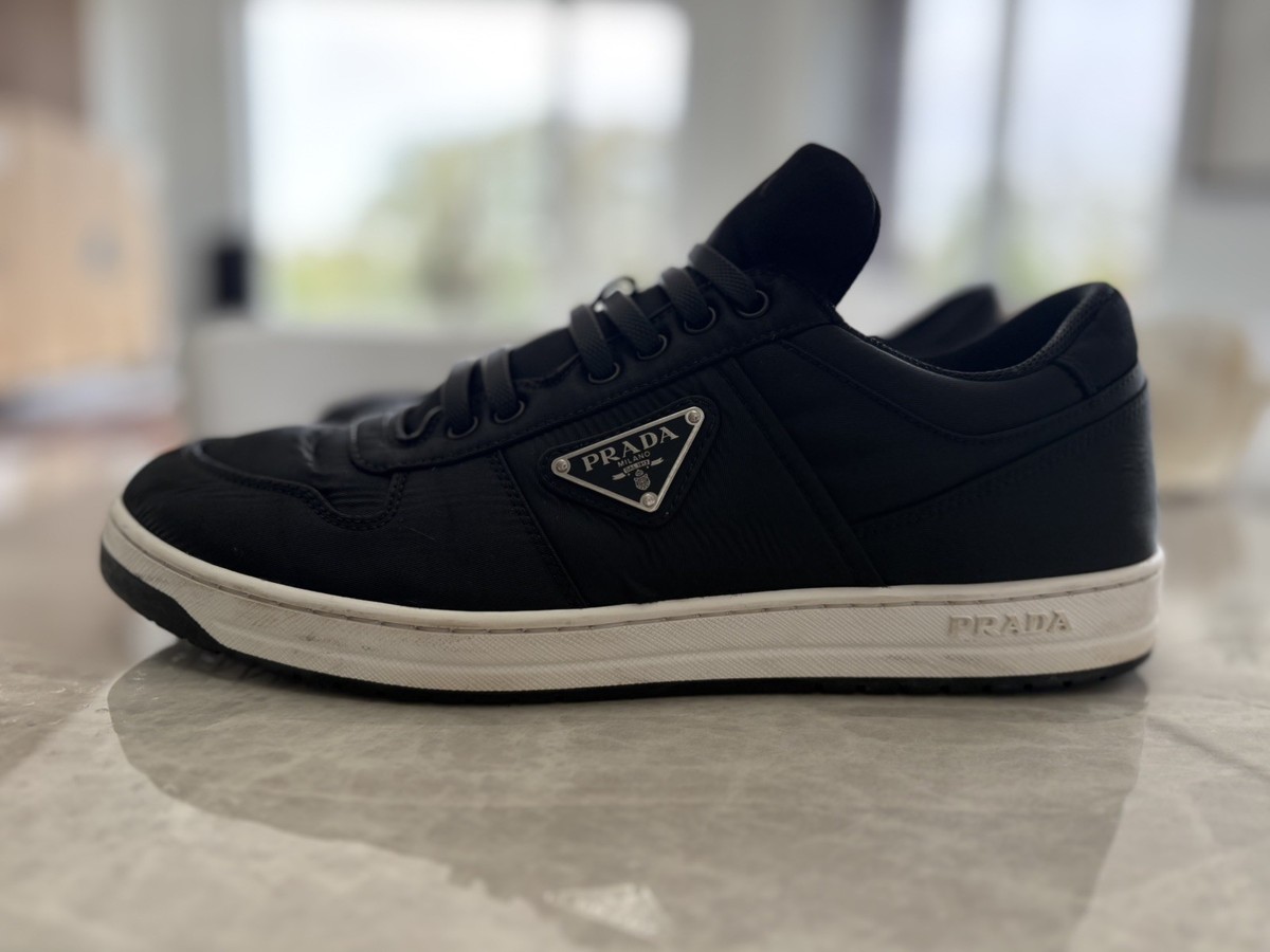 Prada Calzature Uomo Sneakers Men's Size 8.5-9 42 Re-Nylon