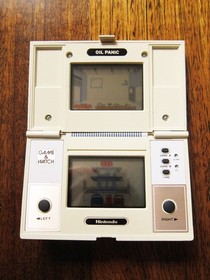 NINTENDO Oil Panic Game and Watch in Excellent Condition (OP-51) 1982