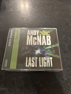 Last Light Andy McNab AudioBook 3 CDs Colin Buchanan 2012 Abridged VGC