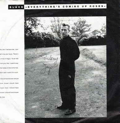 Black Everythings Coming Up Roses / Ravel In The Rain Vinyl Single 7inch