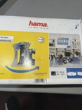 Hama  TV Wall Bracket black fits 10" - 26" TV New Boxed full motion 80 degrees