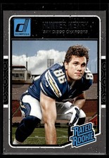 Hunter Henry 2016 Donruss Rated Rookie Card #369. rookie card picture