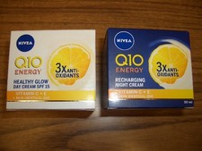 2-NIVEA Q10 Energy Healthy Glow Face Day Cream and Night Cream
