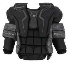 Bauer Elite Senior Goalie Chest & Arm Protector -Black Various Sizes Available