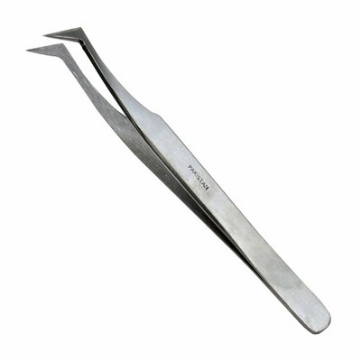 BDeals Beak Tip Tweezers   Fine Point Curved Precision Tool for Hair & Splinters