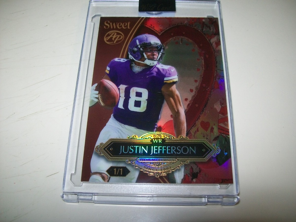 2026 WILD CARD SWEET JUSTIN JEFFERSON #SWW2BJ3-JJ #D1/1 MINNESOTA
