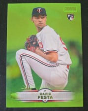 2025 Topps Stadium Club David Festa RC #186 ⚾️ Lime Green