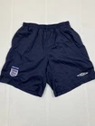 Vintage England 2007 2009 Home  AUTHENTIC FOOTBALL SHORTS Umbro SZ L SOCCER