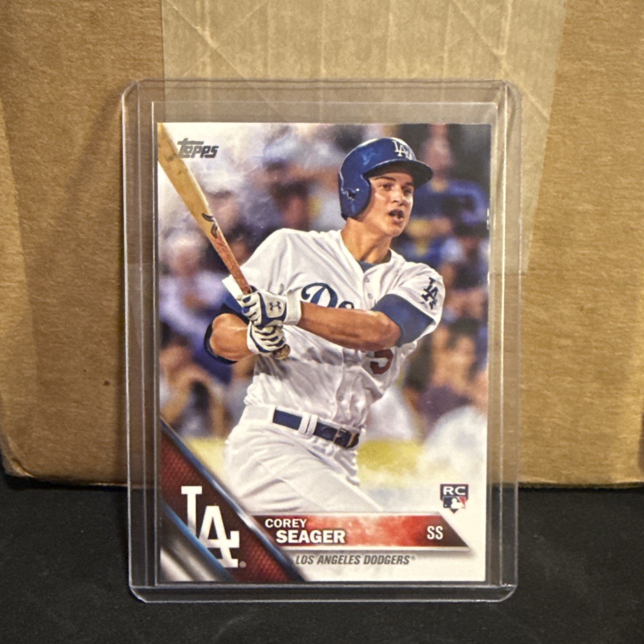 2016 Topps Corey Seager #85 Los Angeles Dodgers Rookie RANGERS