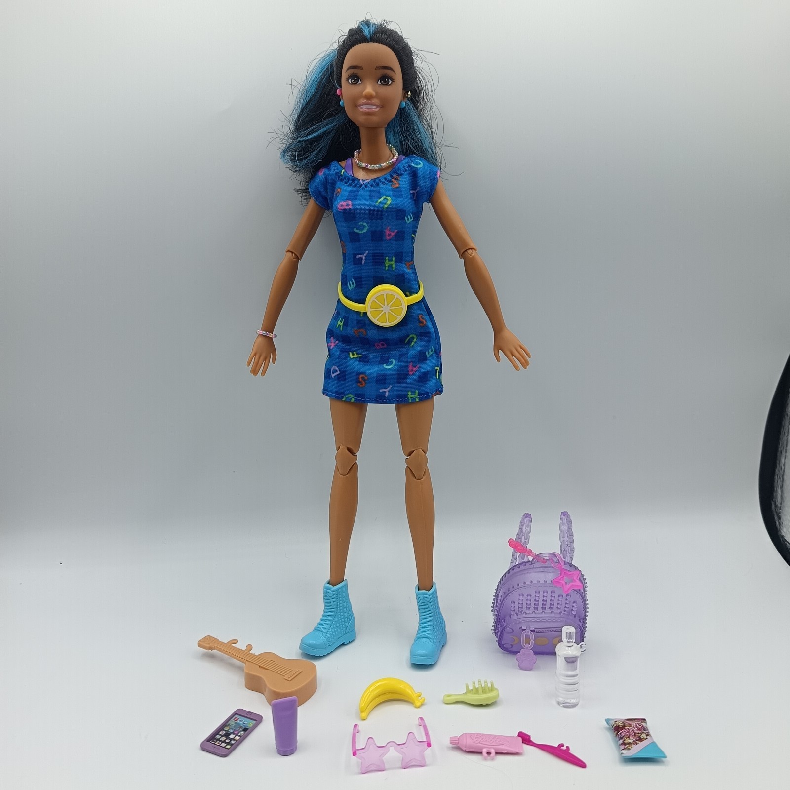 OOAK Barbie Made to Move Skipper Doll Student Travel Playset