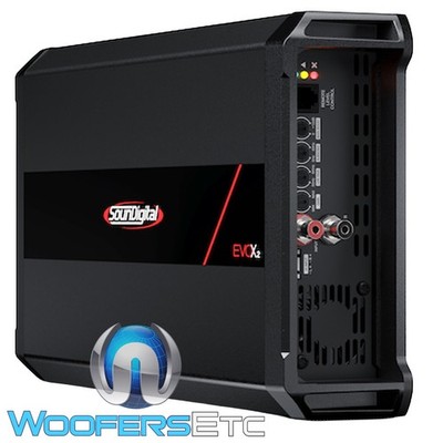SOUNDIGITAL EVOX2 8000.1 2-OHM MINI MONOBLOCK 8000W RMS SUBWOOFERS