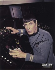 LEONARD NIMOY - Star Trek GENUINE SIGNED AUTOGRAPH