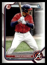 Ignacio Alvarez 2022 1st Bowman Draft #BD-125 Atlanta Braves Rookie RC