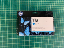 New Genuine HP 728 Cyan Ink Cartridge 130ml Designjet T730 T830 MFP F9J67A
