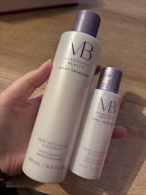 2 Skin Softening Gentle Cleanser By Meaningful Beauty 6.0 fl oz And Travel Size