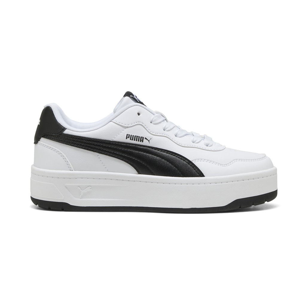 PUMA Court Lally Skye Lace Up  Womens White Sneakers Casual Shoes 40036803