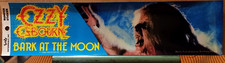 OZZY OSBOURNE - BARK AT THE MOON - BUMPER STICKER - 3" x 12" 1984