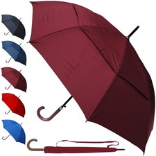 60MPH Windproof Large Strong Umbrella for Rain and Wind - Heavy Duty StormDef...