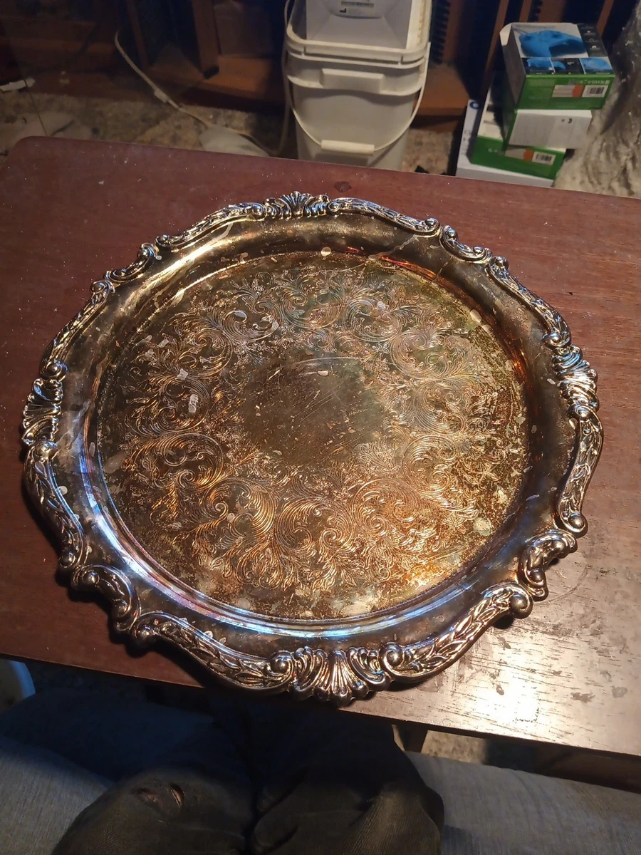 Sheridan Silver In Antique Us Silver-Plated Platters & Trays for