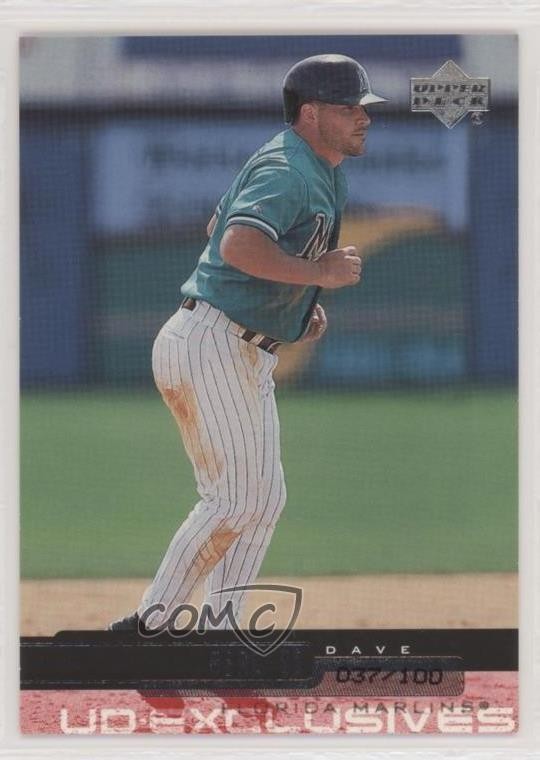 2000 Upper Deck UD Exclusives Silver 37/100 Dave Berg #390 0lm