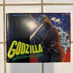 Nintendo NES Godzilla: Monster of Monsters! Complete In Box!