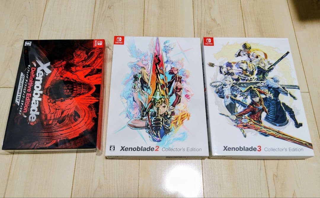 Xenoblade DE 2 3 Collector's Edition Set Switch Japan Used
