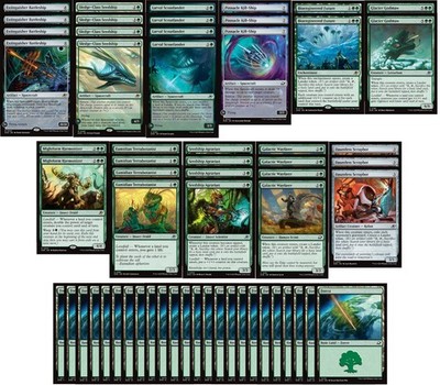 Spacecraft Magic the Gathering Deck - Mono Green Station - Powerful -60  Card MTG | eBay