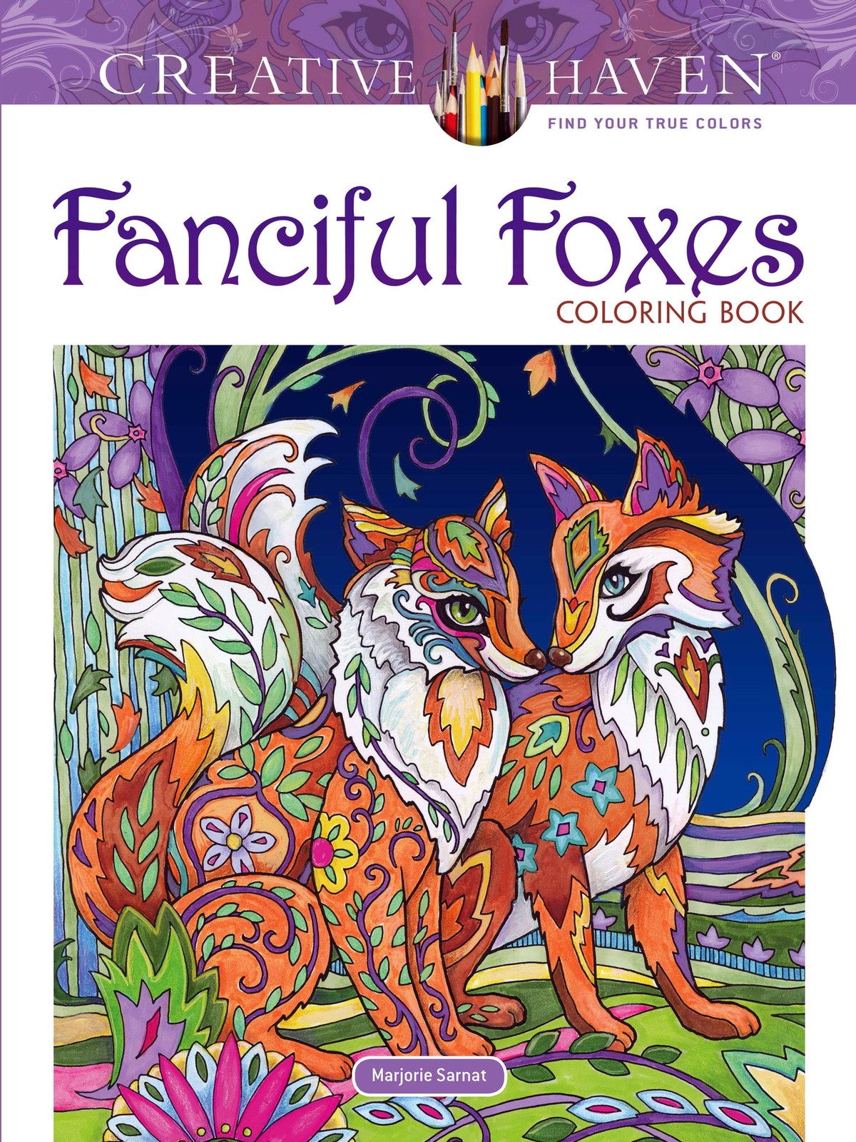 Search Press Creative Haven Fanciful Foxes Coloring Book - Marjorie Sarnat - Creative Haven - Image 8