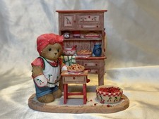 Signed Cherished Teddies Dixie  Baking Up Very Cherry Goodness  2007 4009182