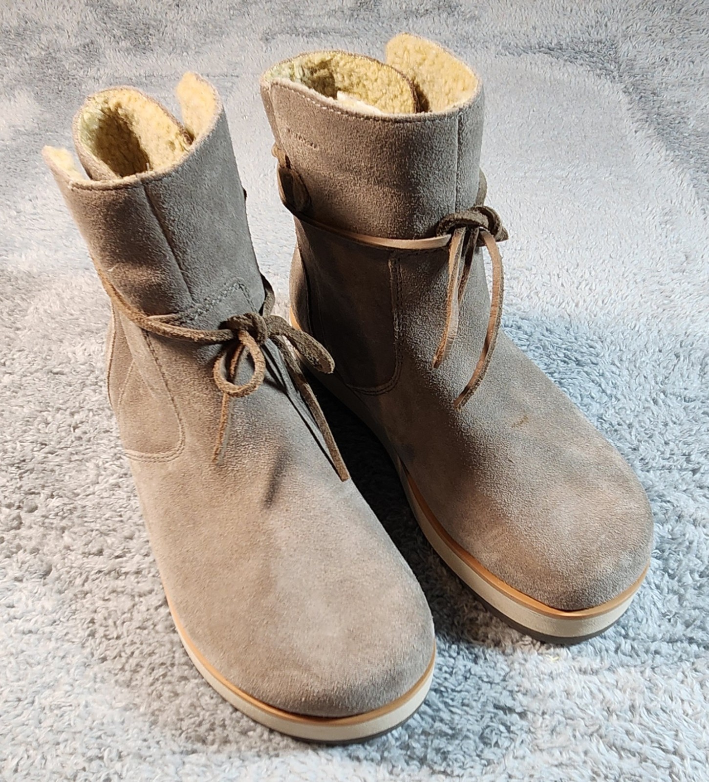 Stivaletti Merrell Juno Bluff Polari Impermeabili Scamosciati Donna 7 Grigio Pile