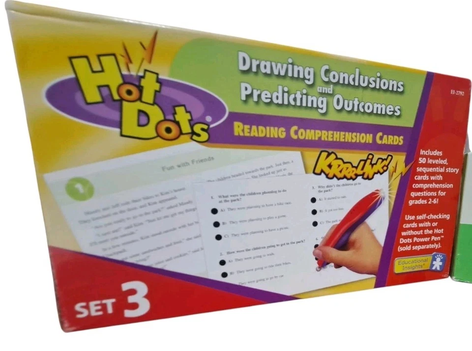 Hot Dots Reading Comprehension Drawing Conclusions Predicting Outcomes Set 3 - Image 2 of 4