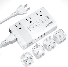 Voltage Converter 2300W Power Step Down 220V to 110V Universal Travel Adapter Po