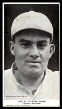 1916 D381 Fleischmann Bakery Baseball Ray Collins (no coupon - hand cut) PR