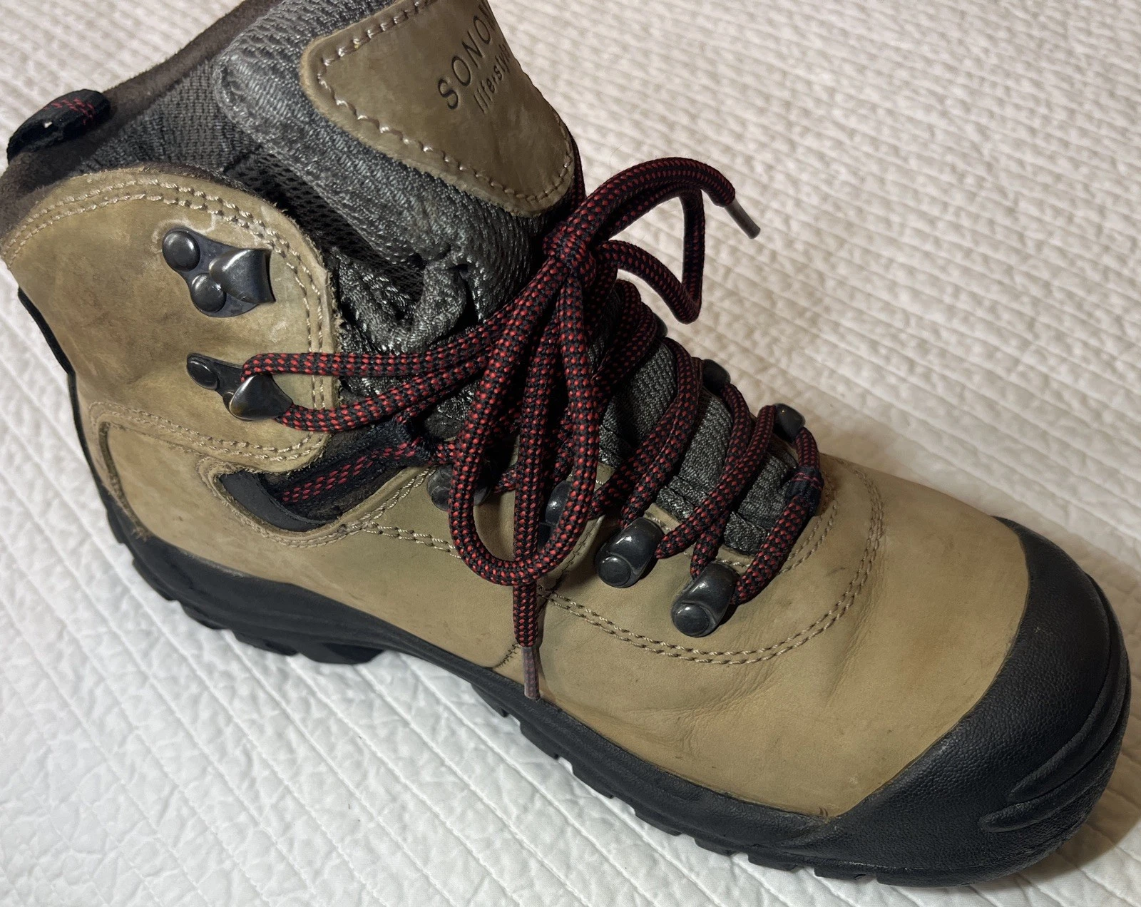Sonoma Hiking Boots Men's Size 8 Leather Taupe Yeager Canyon
Opens in a new window or tab