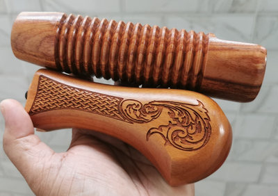 WOOD FURNITURE MOSSBERG 590 SHOCKWAVE 20 GAUGE FOREND & STOCKGRIPS