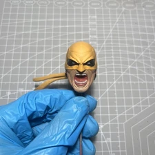 1/6 1/12 Painted Iron Fist Head Carved Fit 6'' 12'' Action Figure