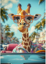 Diamond Painting Kits for Adults, Giraffe Diamond Art Kits for Beginner, 5D DIY