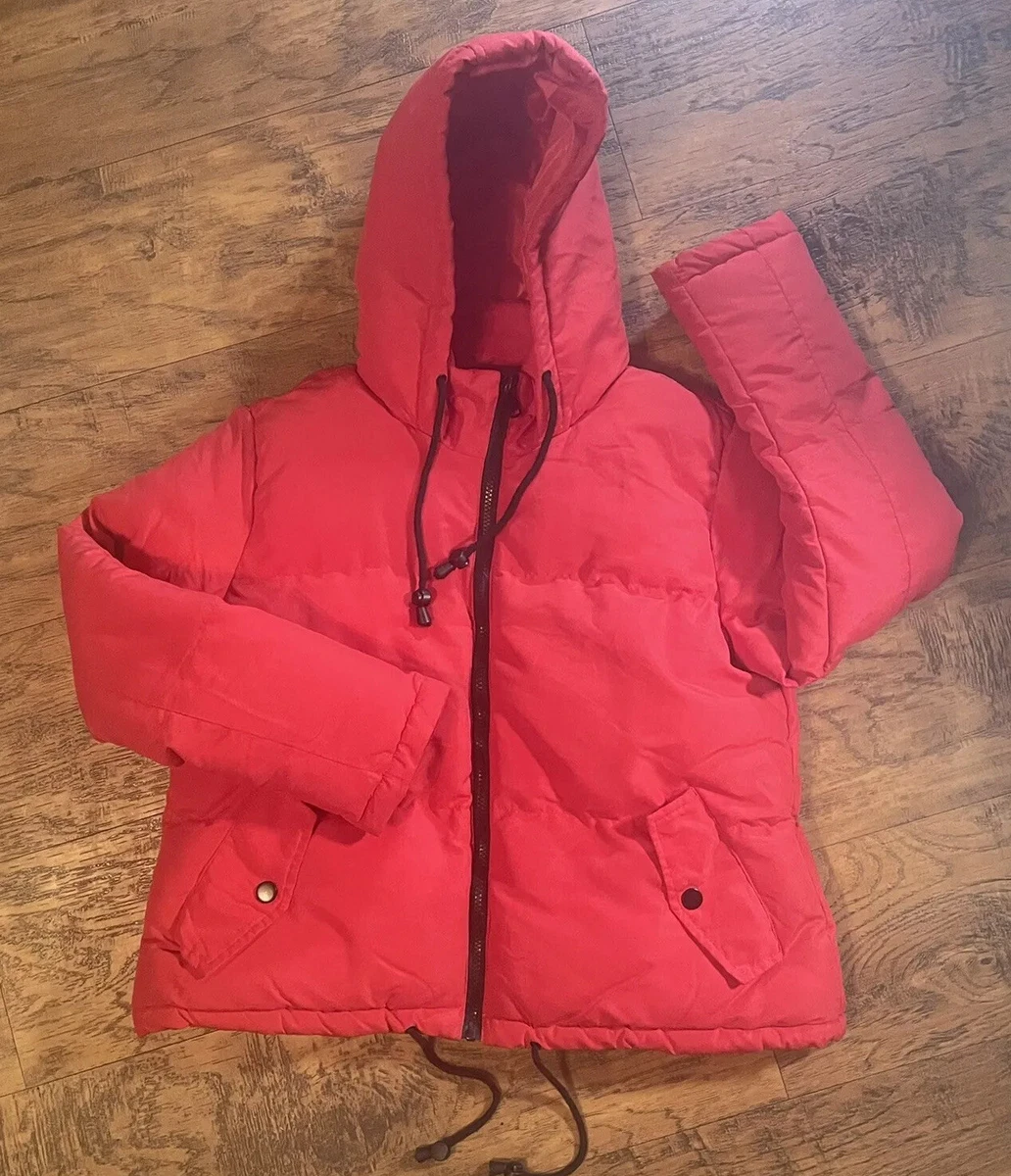 Brave soul hotsell red puffer jacket