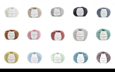 CONCEPT BY KATIA - COTTON-MERINO - Garn - Wolle - 50g - LL 105m - (11,00 /100g)