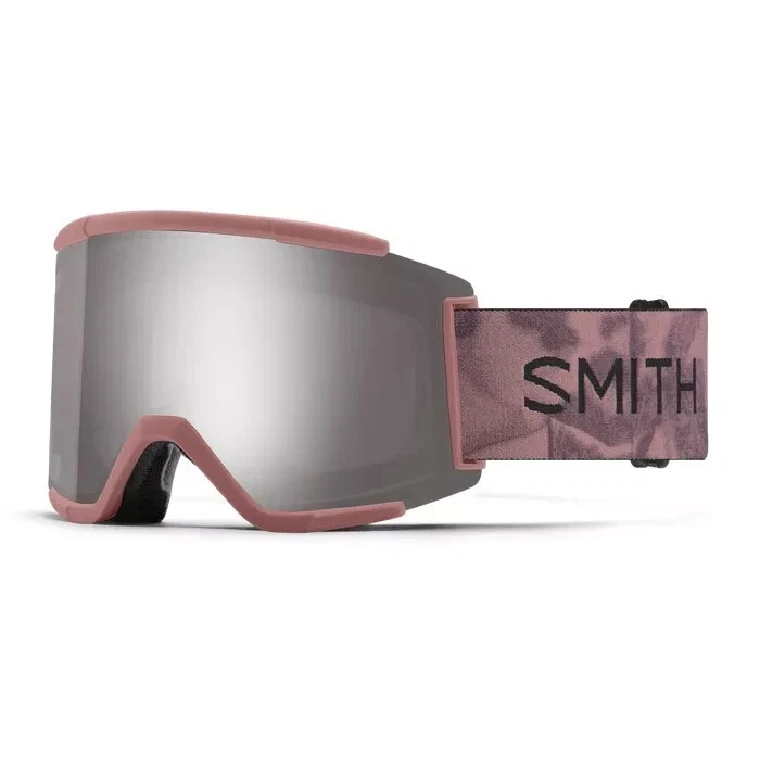 Nuevas Gafas Smith Squad XL para Nieve Rosa Tiza ChromaPop Sol Platino + Lente Bonificación