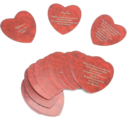 Lovers Oracle Heart Tarot Deck - Vibrant Illustrations / Tarot Lover / Beginner - Picture 3 of 6