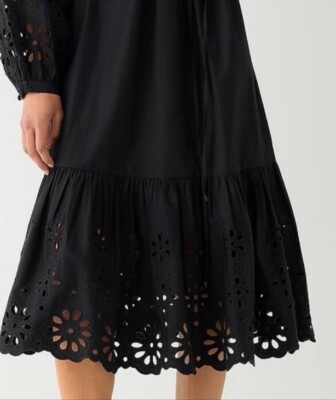 j crew embroidered long sleeve midi dress Denim Overall Dress w/ Bright Floral Ruffle Skirt — 18M – Recycled Threds