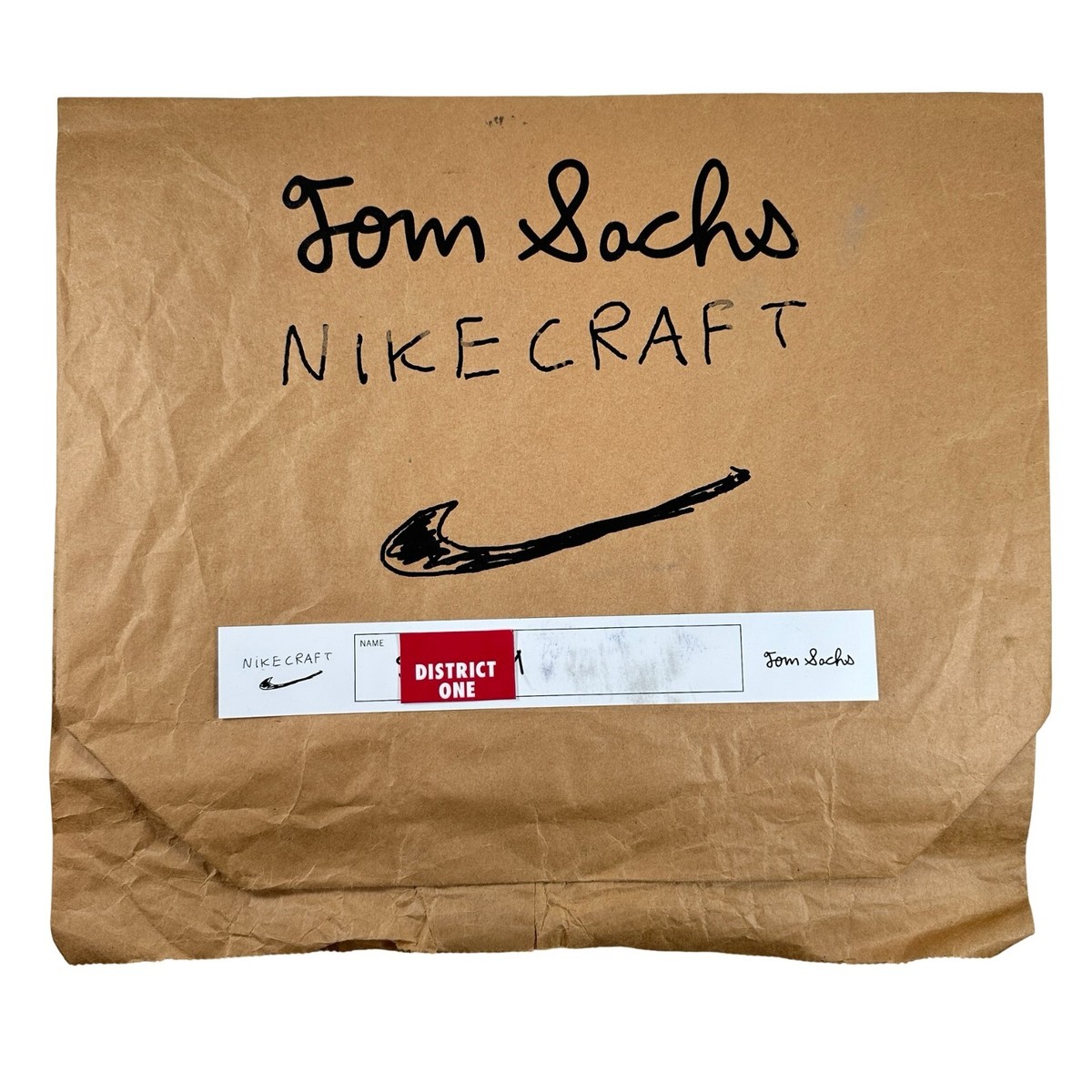 Tom Sachs NikeCraft Mars Yard 2.0 Space Camp OG Authentic Paper