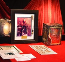 ALIEN Ship Screen-Used PROP, Sigourney Weaver Signed, Sideshow DVD set COA, UACC