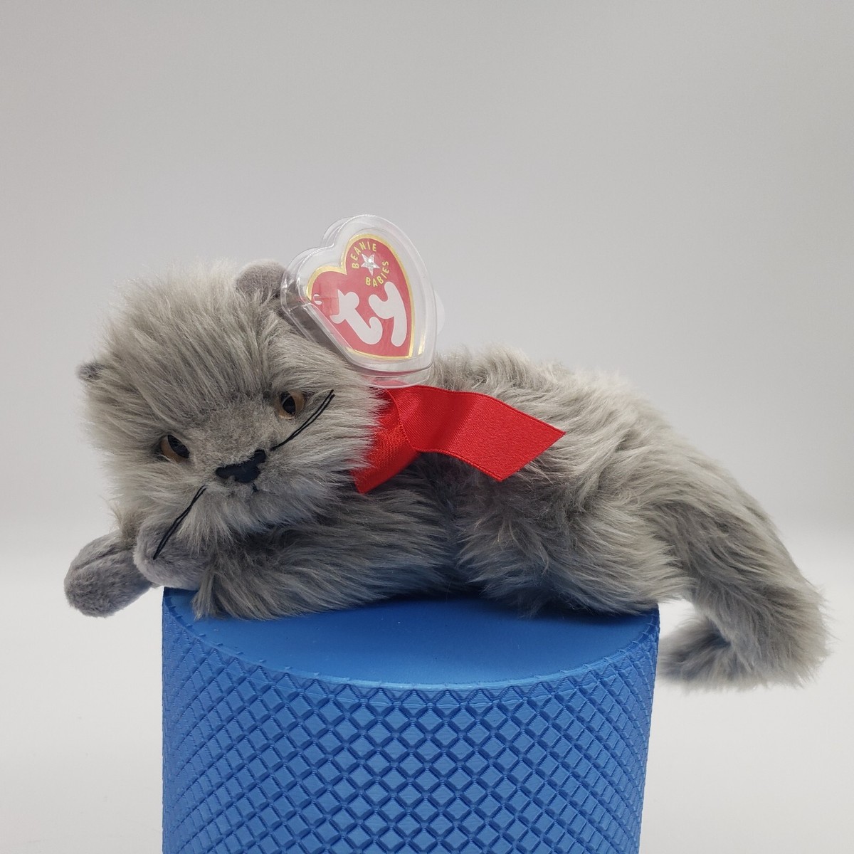 Ty Beanie Baby Beani Cat ~ July 26, 2000 ~ 4397 ~ Grey Fur Persian